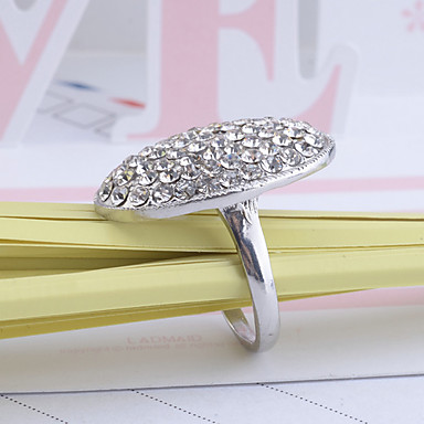 Lureme Полный Кристаллы кольцо Беллы