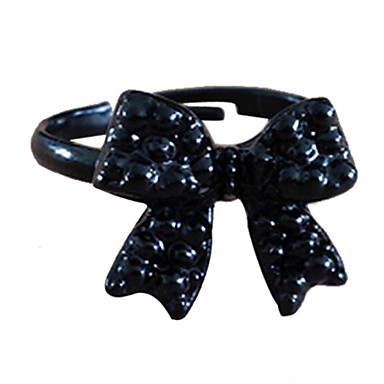 Diand Black Bow Tie Ring Ring Ring девушки