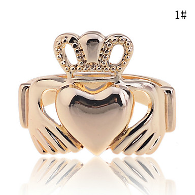 Сплав Сердце Royal Crown условного звонка (разных цветов)