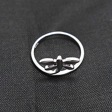925 серебряных Dragonfly Регулируемая кольцо (серебро)