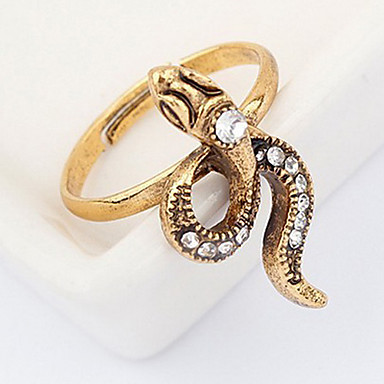 Blingbling Алмазная Змея кольцо формы