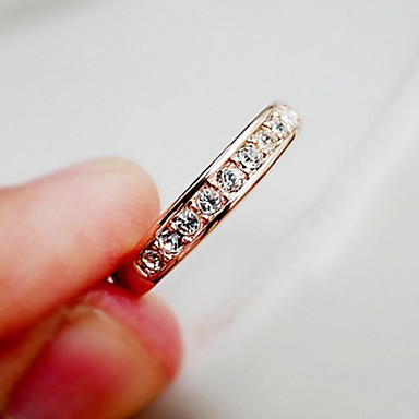 (1 шт) Женская мода Серебряные Rhinestone Кольца