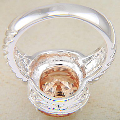 (1 шт) Шампанское женская мода Multi-Каменное кольцо (Champagne)