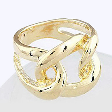 Позолоченные Сплав \"8\" Ring