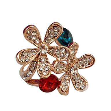 Женская мода Ассорти Цвет Rhinestone кольца (1 шт)