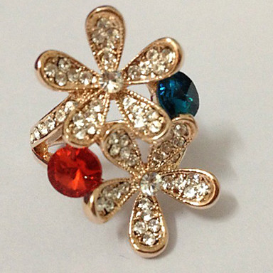Женская мода Ассорти Цвет Rhinestone кольца (1 шт)