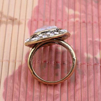 Lureme Vintage Полный кристаллов Rhinestone кольцо