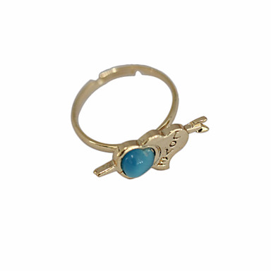 Симпатичные сплава циркония Opal Двухместный звонка сердца (разных цветов)