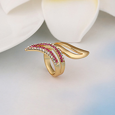 Мода Мульти Rhinestone кольца