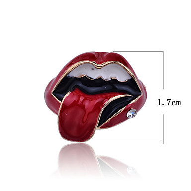 Сексуальная Сплав Red Lips условного звонка