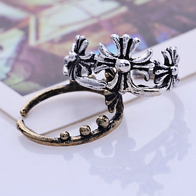 Lureme панк-стиль Chrome Hearts Совместное Кольца
