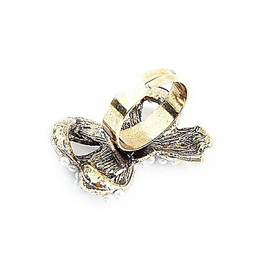 Vintage античный медный сплав Pearl Bowknot условного звонка