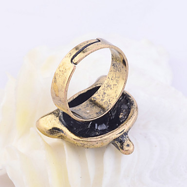 Lureme сплава Fox глава кольцо (разных цветов)