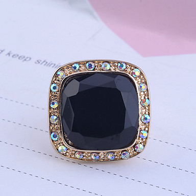 Кристаллов алмаза Rhinestone кольца (разных цветов)