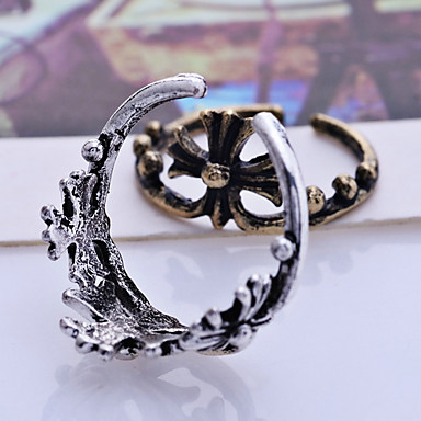 Lureme панк-стиль Chrome Hearts Совместное Кольца