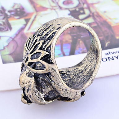 Lureme сплава Indian Head Портрет кольцо