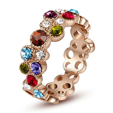 Кристалл Multi-Color моды кольцо