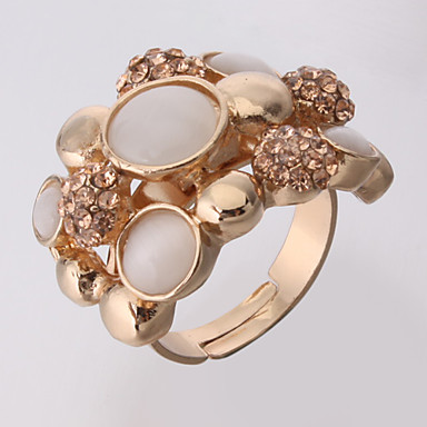 Регулируемые кольца Rhinestone