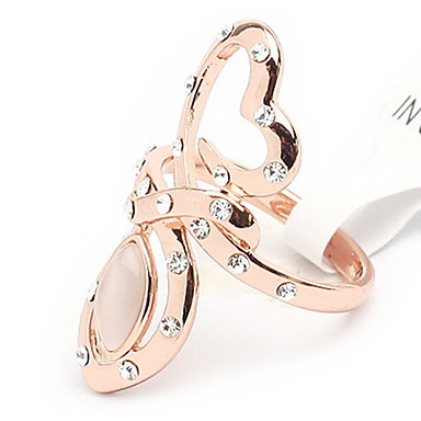 Полые формы сердца Opal Ring