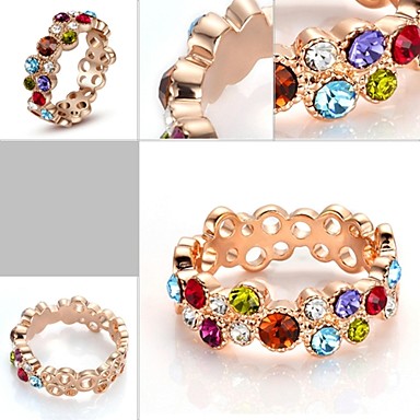 Кристалл Multi-Color моды кольцо