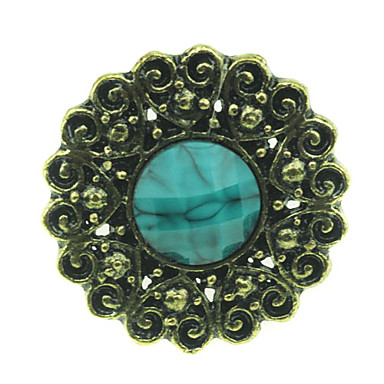 Gem сплава год сбора винограда овальная условного звонка (случайный цвет)