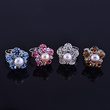 Цветочный Кристалл Pearl Ring (разных цветов)
