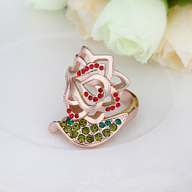 Золото 18K Rhinestone кольца