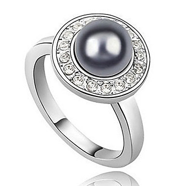 С бриллиантами Pearl Ring