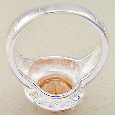 (1 шт) Шампанское женская мода Multi-Каменное кольцо (Champagne)