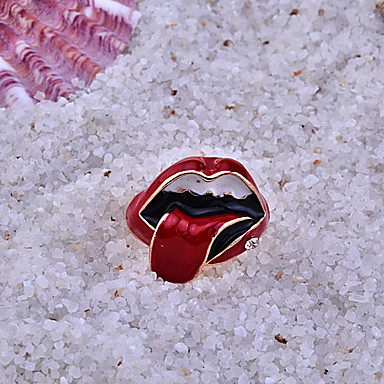 Сексуальная Сплав Red Lips условного звонка
