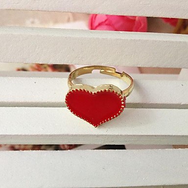 Повелительница Черная смола сплава Heart-Shaped кольцо