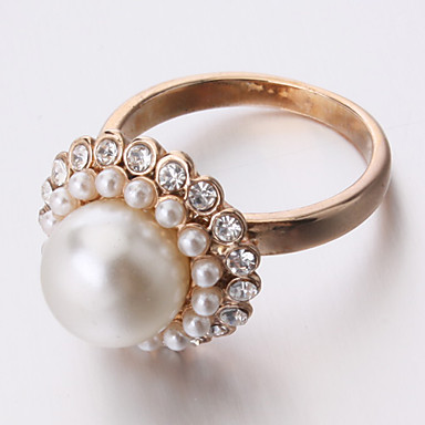 Pearl Rhinestone кольца