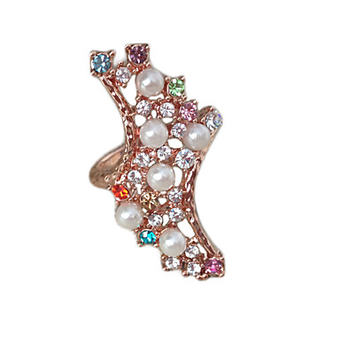 Женская мода Ассорти Цвет Rhinestone кольца (1 шт)