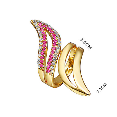 Мода Мульти Rhinestone кольца