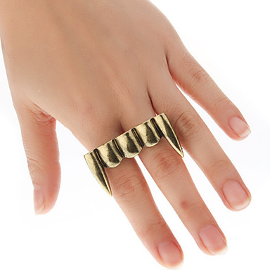 Вампир Зубы Двухместный Ring Finger