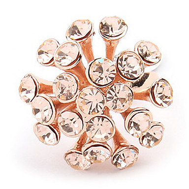 Корейское кольцо Rhinestone Стиль