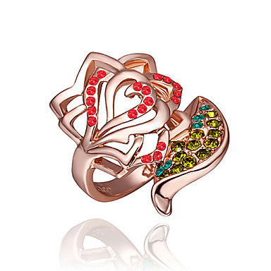 Золото 18K Rhinestone кольца