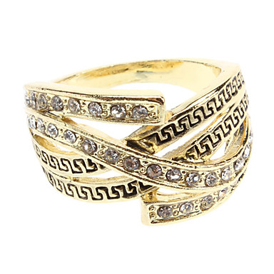 Элегантный Great Wall Rhinestone Ring (ассорти цветов)