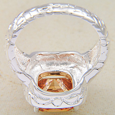 (1 шт) Шампанское женская мода Multi-Каменное кольцо (Champagne)