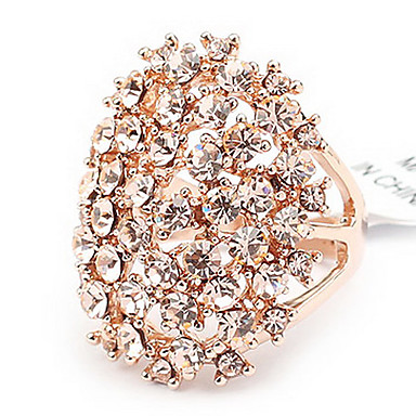 Золотое покрытие Full Ring Rhinestone