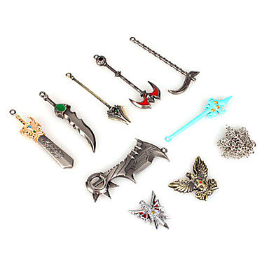 Cosplay аксессуары Вдохновленный Лиге Легенд Набор из 9 Персонажей Оружие