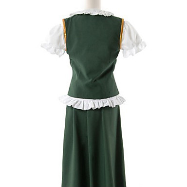 косплей костюм вдохновлен Touhou Project meirin Гонконг