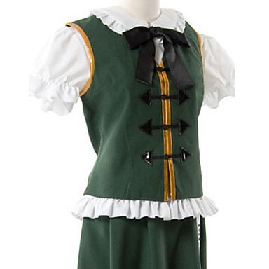 косплей костюм вдохновлен Touhou Project meirin Гонконг