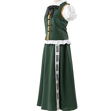 косплей костюм вдохновлен Touhou Project meirin Гонконг