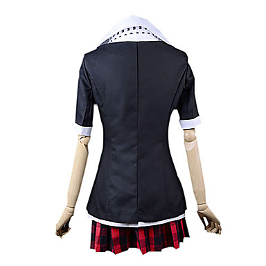 Dangan Ronpa JUNKO Эносима девушки высокого Школьная форма Косплей Костюм (версия 2)
