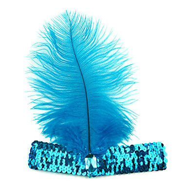 Синий индийском стиле Хэллоуин кожа оголовьем (1 шт)