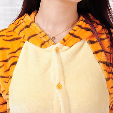 Счастливые фланели взрослых тигра пижамы