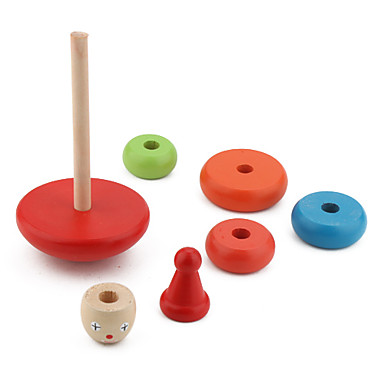 красочные деревянные клоун кукла Дарума