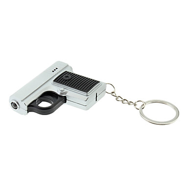 ABS Gun Стиль брелок со светодиодом и голоса (случайный цвет)