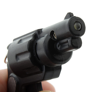ABS Gun Shaped брелок со светодиодом и голоса (случайный цвет)